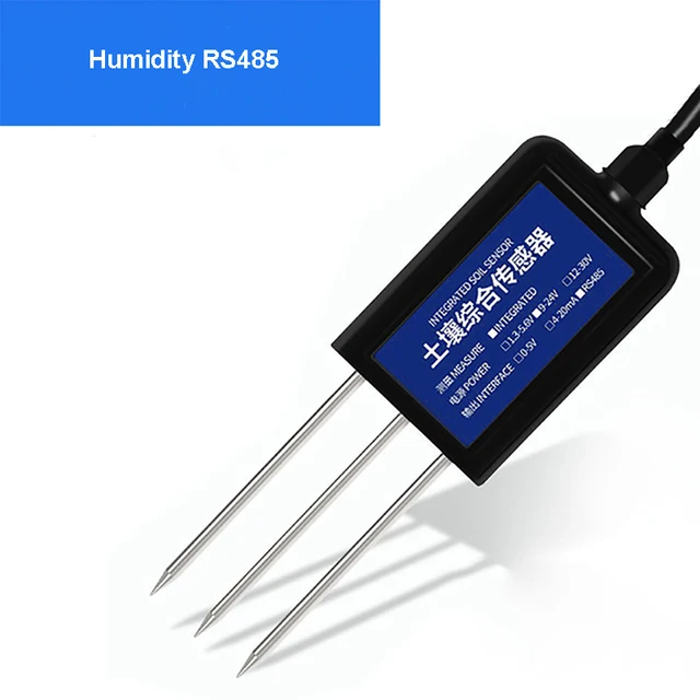 Sensor Avanzado para Invernaderos: Temperatura, Conductividad y NPK