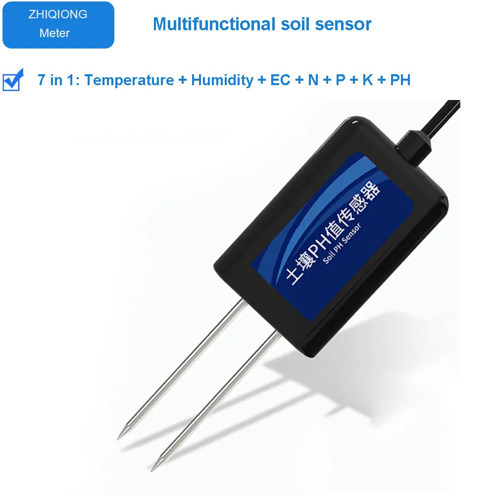 Sensor Avanzado para Invernaderos: Temperatura, Conductividad y NPK